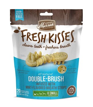 MERRICK Fresh Kisses with Mint Strips Extra Small