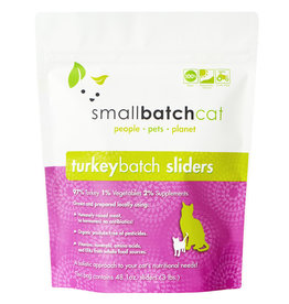 SMALL BATCH SMALL BATCH Frozen Turkey Sliders Cat Food 3lb