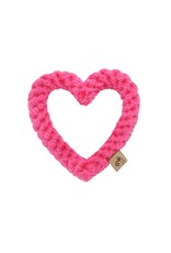 Jax & Bones GOOD KARMA Pink Heart Rope Toy