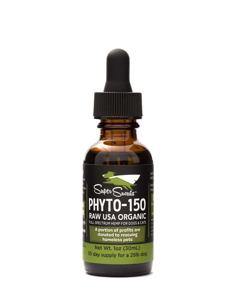 Super Snout Hemp SUPER SNOUTS Phyto-150 MG Organic Full Spectrum Hemp Oil 1OZ