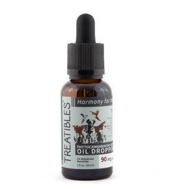 TREATIBLES Full Spectrum Oil Dropper for All Species 90mg