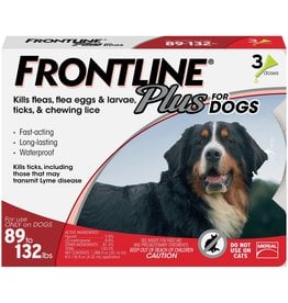 FRONTLINE PLUS for Dogs 89-132lb 3pk