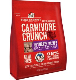 Stella & Chewys STELLA & CHEWY'S Turkey Recipe Carnivore Crunch Dog & Cat Treats 3.25 oz.