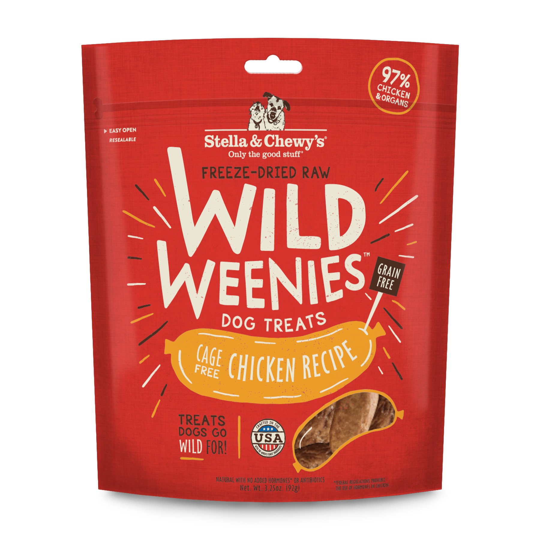 Stella & Chewys STELLA & CHEWY'S Chicken Wild Weenies Dog Treats 3.25