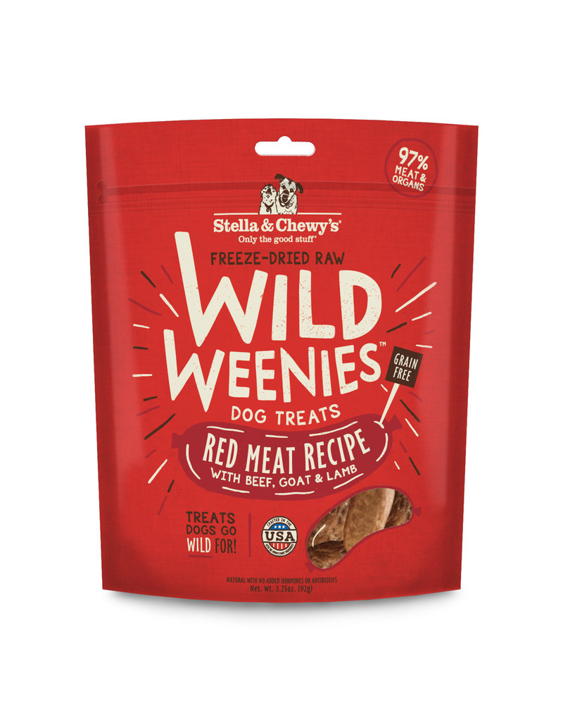 Stella & Chewys STELLA & CHEWY'S Red Meat Wild Weenies Dog Treats 3.25 oz.