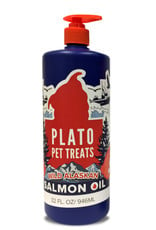 Plato Pet Treats PLATO Wild Alaskan Salmon Oil 32 oz