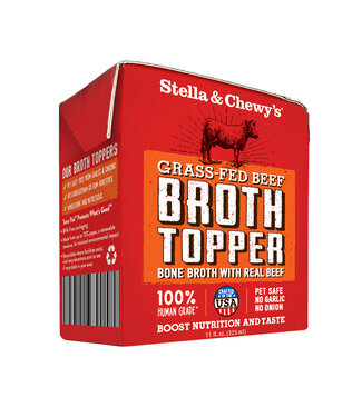 Stella & Chewys STELLA & CHEWY'S Beef Broth Topper 11oz CASE/12
