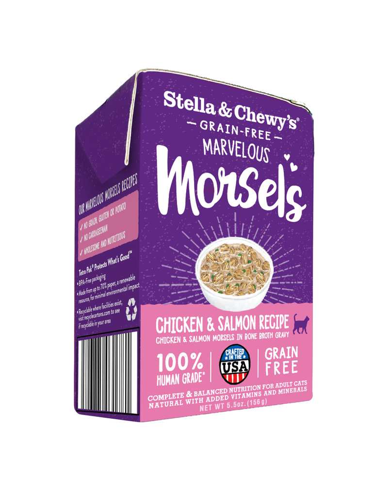 Stella & Chewys STELLA & CHEWY'S Marvelous Morsels Chicken & Salmon Recipe for Cats 5.5oz CASE/12