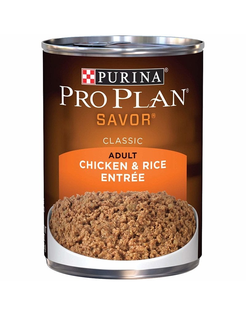 PURINA PURINA PRO PLAN Savor Chicken and Rice Canned Dog Food  Case 12/13oz