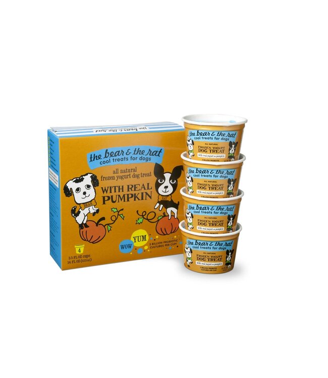 The Bear & The Rat Cool Treats For Dogs Pumpkin & Cinnamon Frozen Yogurt The Bear & The Rat Cool Treats For Dogs Pumpkin & Cinnamon Frozen Yogurt