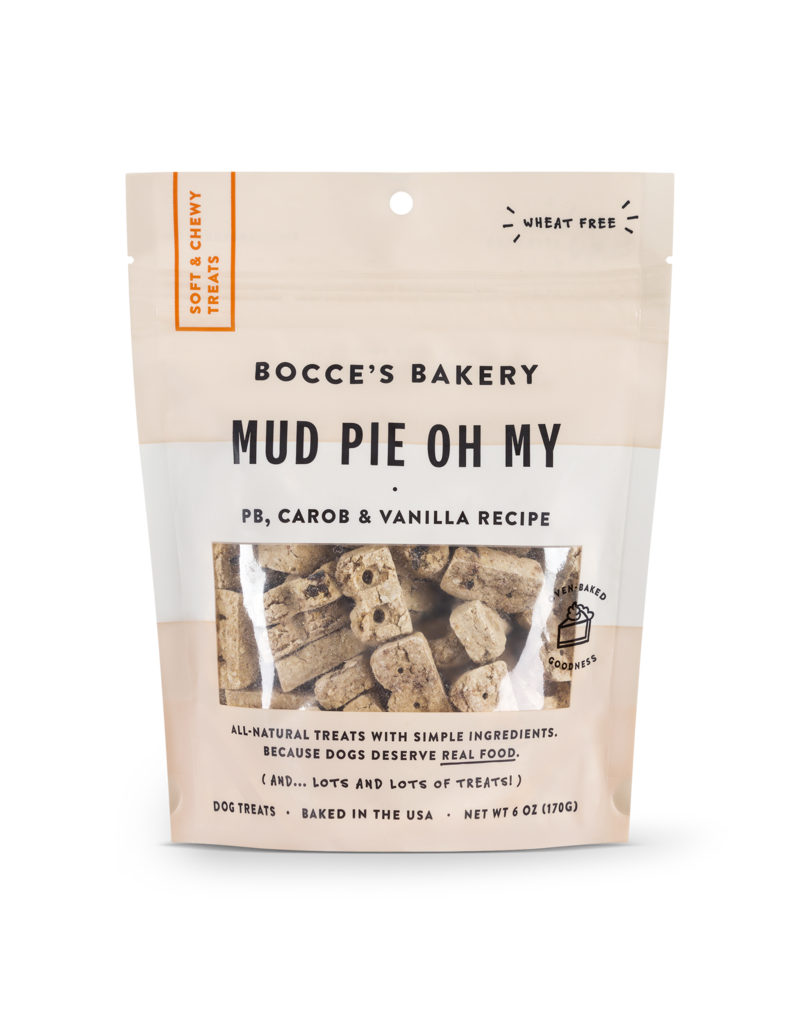 Bocces Bakery BOCCE'S Soft and Chewy Mud Pie Oh My Dog Treat 6OZ