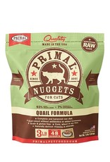 Primal Pet Foods PRIMAL Frozen Raw Feline Quail Formula 3 lb.
