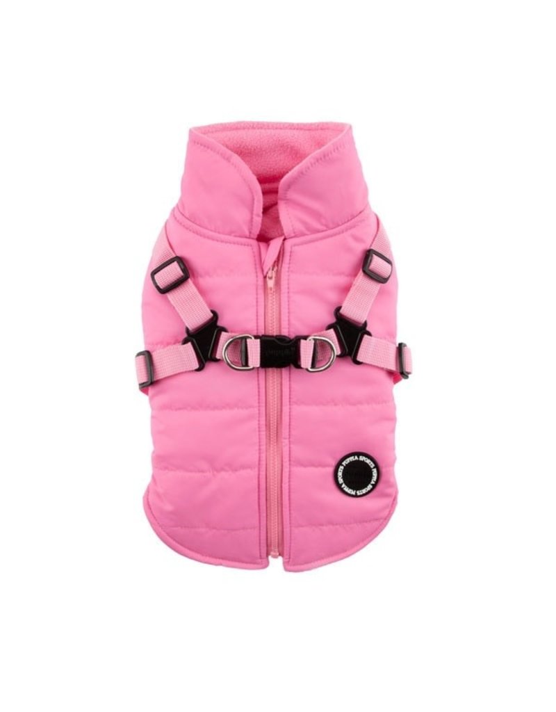 PUPPIA PUPPIA Mountaineer Coat II with Harness Pink