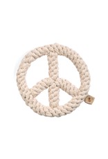 Jax & Bones GOOD KARMA Peace Rope Toy Natural