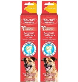 SENTRY PETRODEX Enzymatic Toothpaste for Dogs Poultry Flavor 6.2 oz