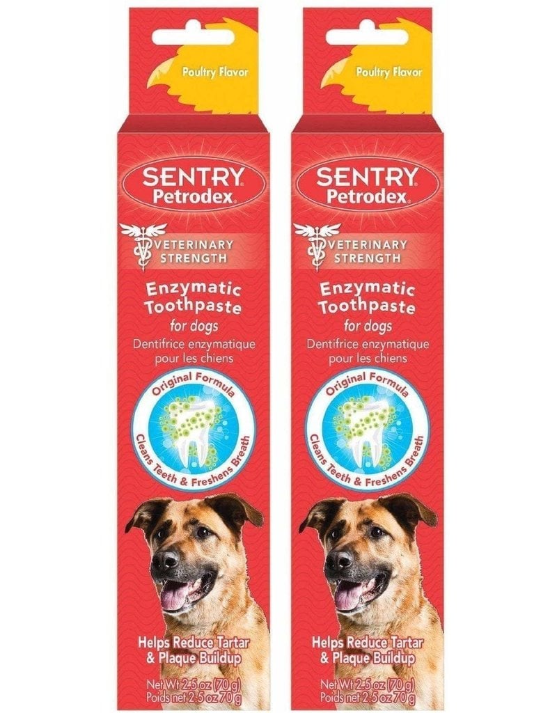 SENTRY PETRODEX Enzymatic Toothpaste for Dogs Poultry Flavor 6.2 oz