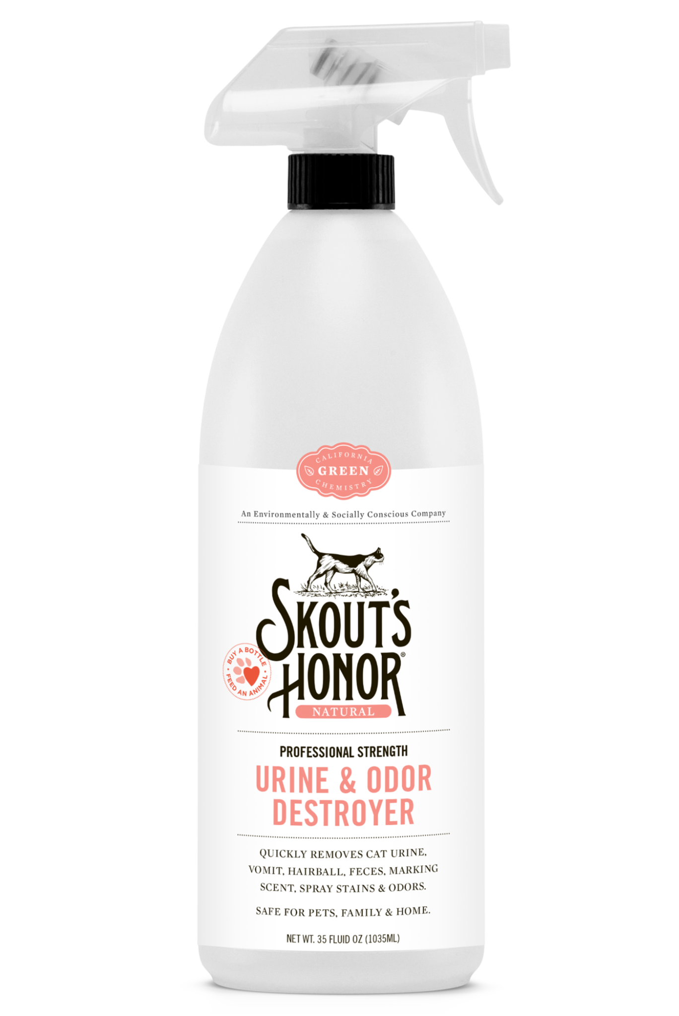 Skouts Honor SKOUTS HONOR Cat Urine & Odor Destroyer 35OZ The Fish & Bone