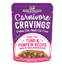 Stella & Chewys STELLA & CHEWY'S Cat Food Pouch Carnivore Cravings Tuna & Pumpkin 2.8OZ