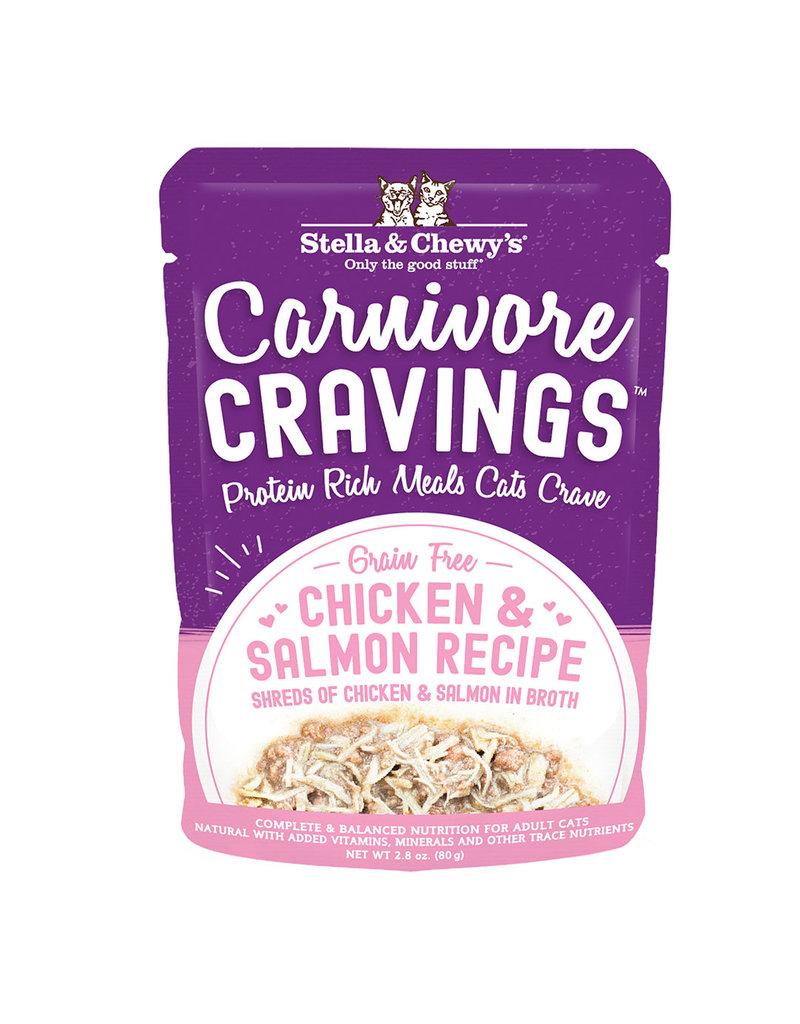 Stella & Chewys STELLA & CHEWY'S Cat Food Pouch Carnivore Cravings Chicken & Salmon 2.8OZ