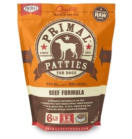 Primal Pet Foods PRIMAL Raw Frozen Canine Beef Formula  6 lb.