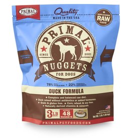 Primal Pet Foods PRIMAL Raw Frozen Canine Duck Formula  3 lb.