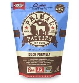 Primal Pet Foods PRIMAL Raw Frozen Canine Duck Formula  6 lb.