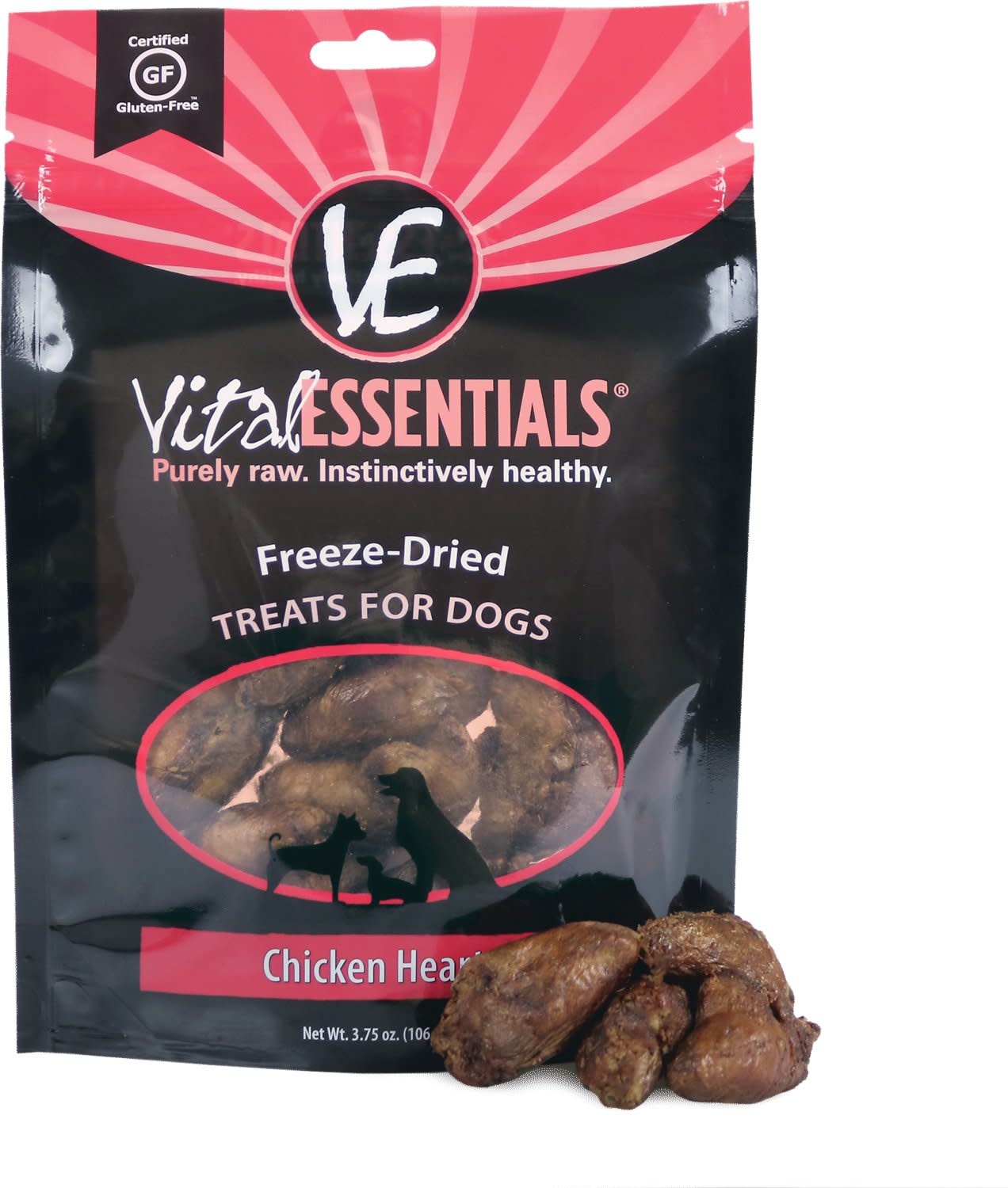 Vital Essentials VITAL ESSENTIALS Freezedried Chicken Hearts Dog Treats vital-essentials-vital-essentials-freezedried-chicken-hearts-dog-treats