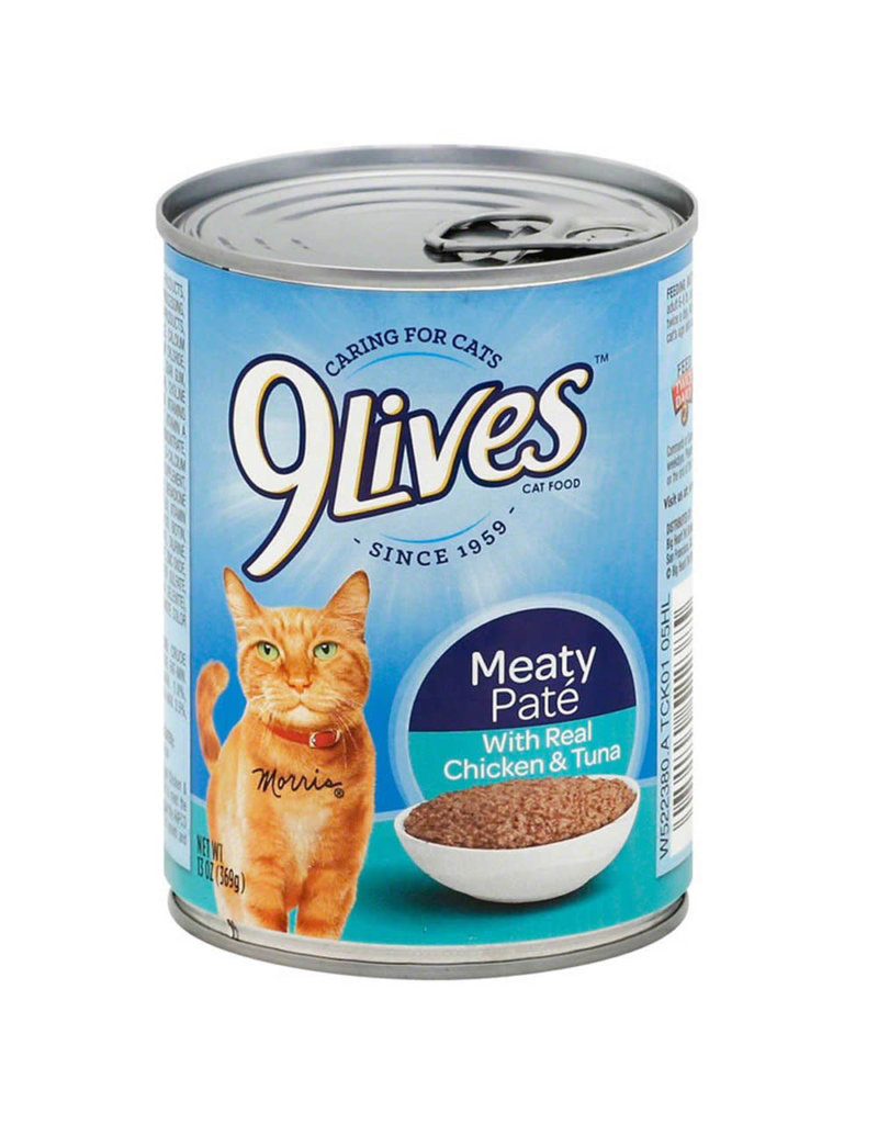 JM Smuckers Company NINE LIVES Chicken & Tuna Case 12/13oz