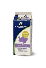 Answers Pet Food ANSWERS Frozen Raw Canine Detailed Turkey