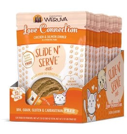 Weruva WERUVA Cat Slide N Serve Pouch Pate Love Connection CASE/12