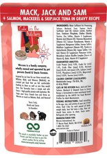 Weruva Cats in the Kitchen WERUVA Cats in the Kitchen Mack, Jack + Sam Grain-Free Cat Food Pouch CASE 12/3 oz.