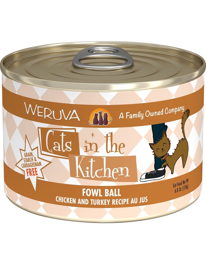 Weruva Cats in the Kitchen WERUVA Cats in the Kitchen Fowl Ball Grain-Free Canned Cat Food Case