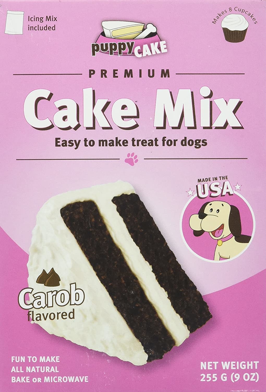 carob dog cake