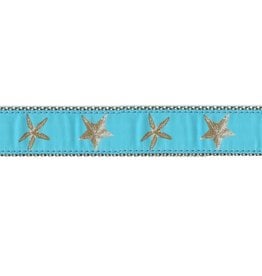 Preston PRESTON Dog Collar Aqua Starfish