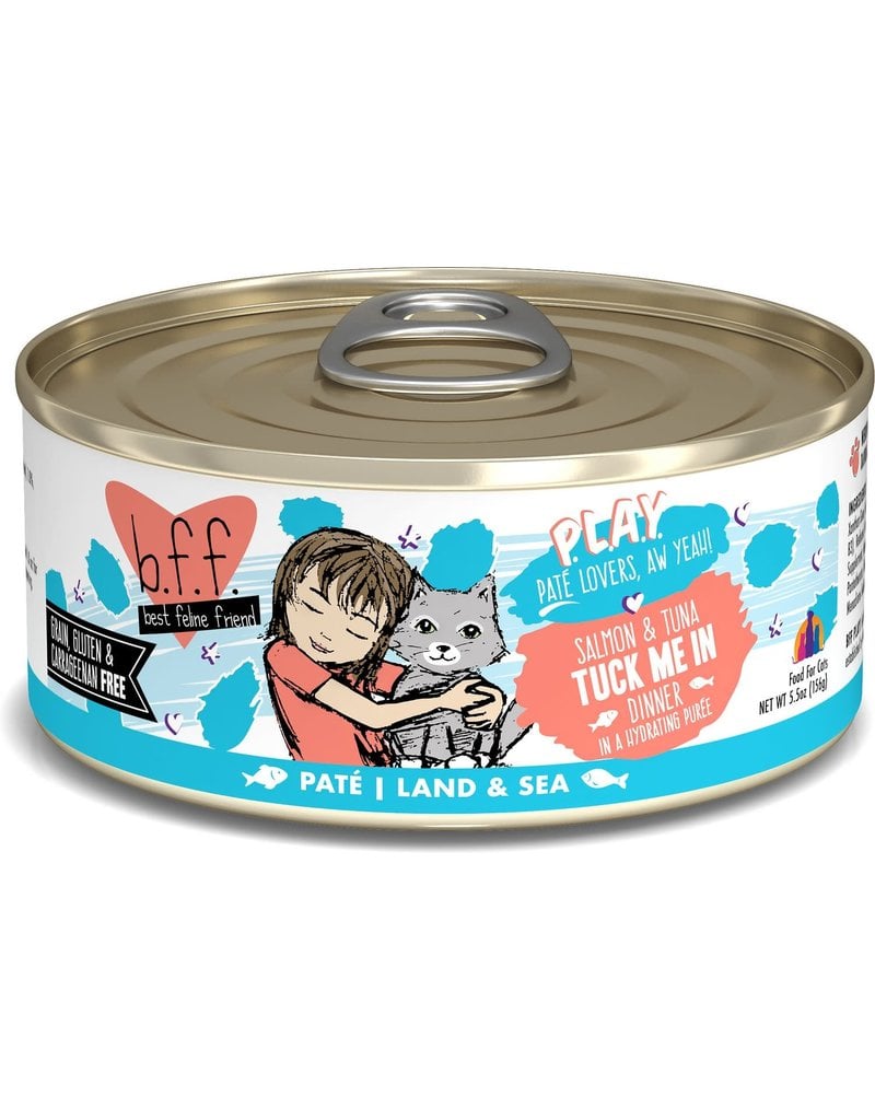 Weruva BFF BFF PLAY Salmon and Tuna Tuck Me In Canned Cat Food Case