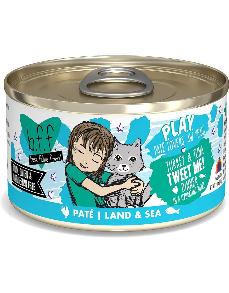 Weruva BFF BFF PLAY Turkey and Tuna Tweet Me Canned Cat Food Case