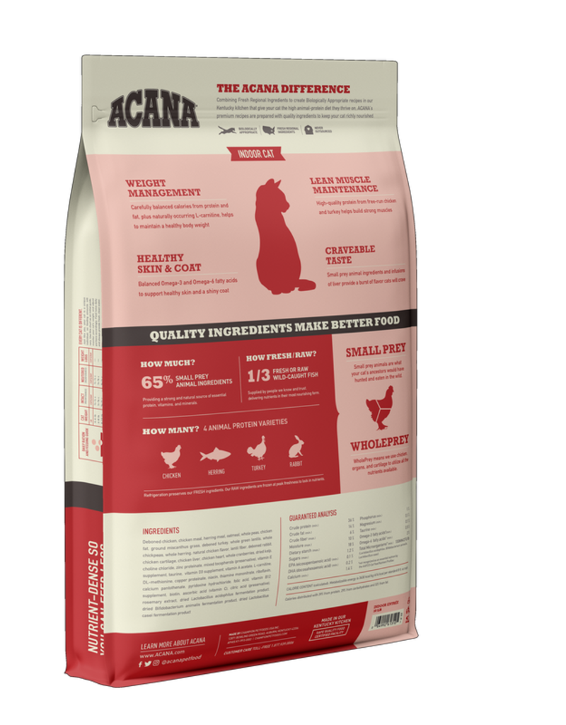 Acana ACANA Indoor Entree Dry Cat Food 4lb