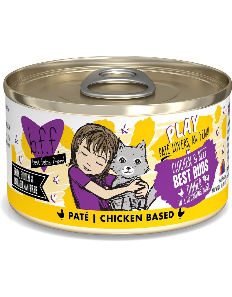 Weruva BFF !BFF PLAY Best Buds Chicken Canned Cat Food 2.8OZ CASE/12