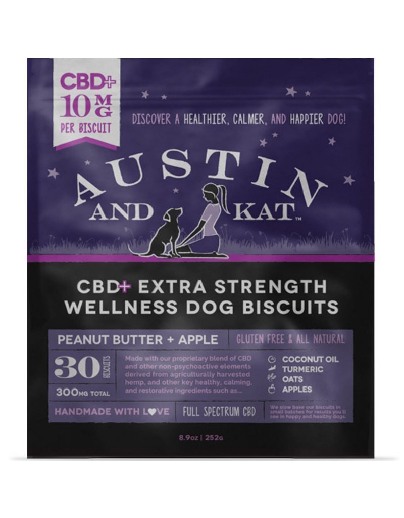 AUSTIN & KAT AUSTIN & KAT Classic Full Spectrum Biscuits for Dogs 10mg