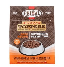 Primal Pet Foods PRIMAL Raw Toppers Butcher's Blend Beef Recipe 2lb