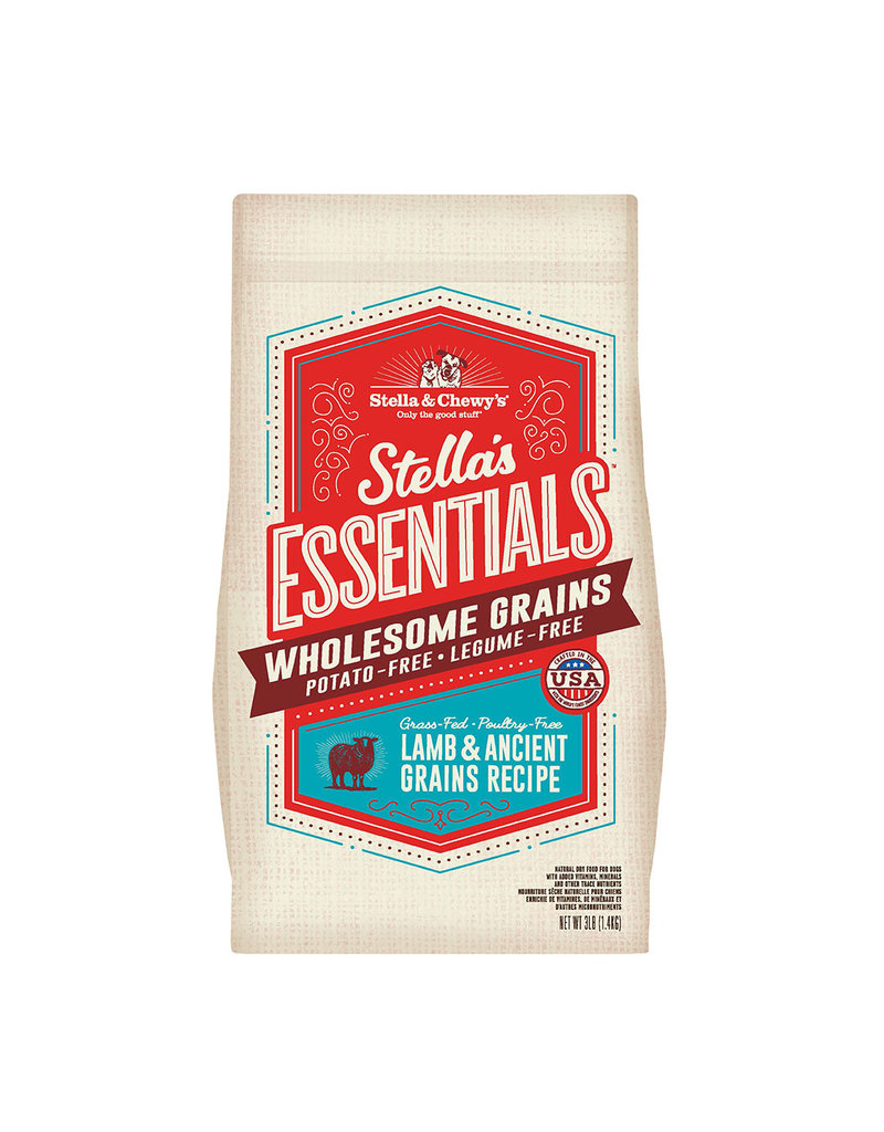 Stella & Chewys STELLA & CHEWY'S Dry Dog Food Essentials Grass-Fed Lamb and Ancient Grains