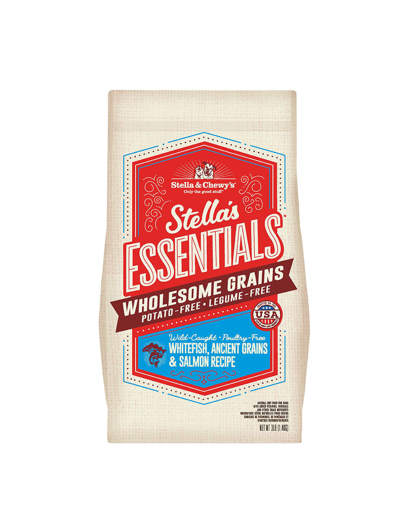 Stella & Chewys STELLA & CHEWY'S Dry Dog Food Essentials Wild Caught Whitefish Ancient Grains and Salmon