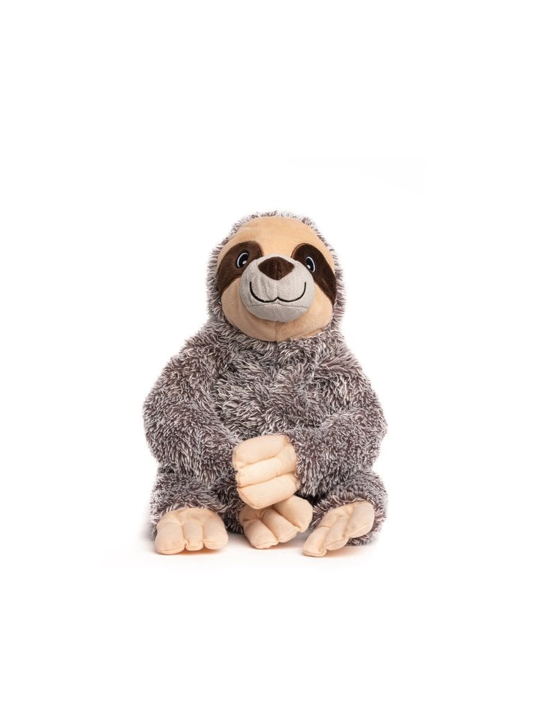 FabDog FAB DOG FabTough Fluffy Sloth Toy