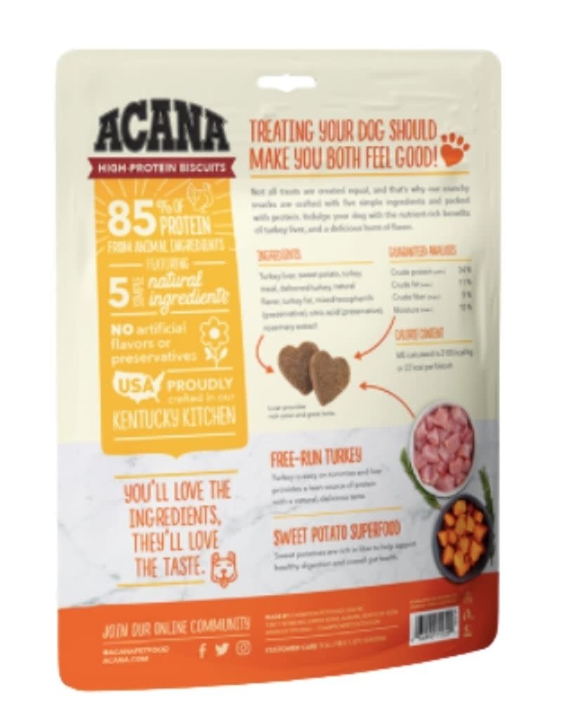 Acana ACANA High-Protein Biscuits Crunchy Turkey Liver Recipe 9oz