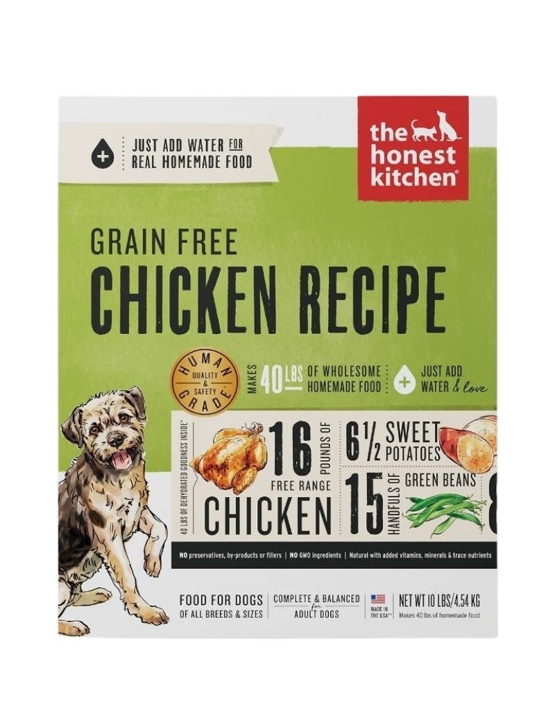 Honest Kitchen HONEST KITCHEN Chicken Grain-Free Dehydrated Dog Food 10 lb.