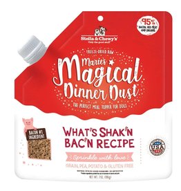 Stella & Chewys STELLA & CHEWYS Magical Dinner Dust What's Shak'n Bac'n for Dogs 7oz