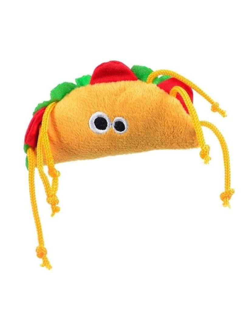 mad cat tabby taco cat toy