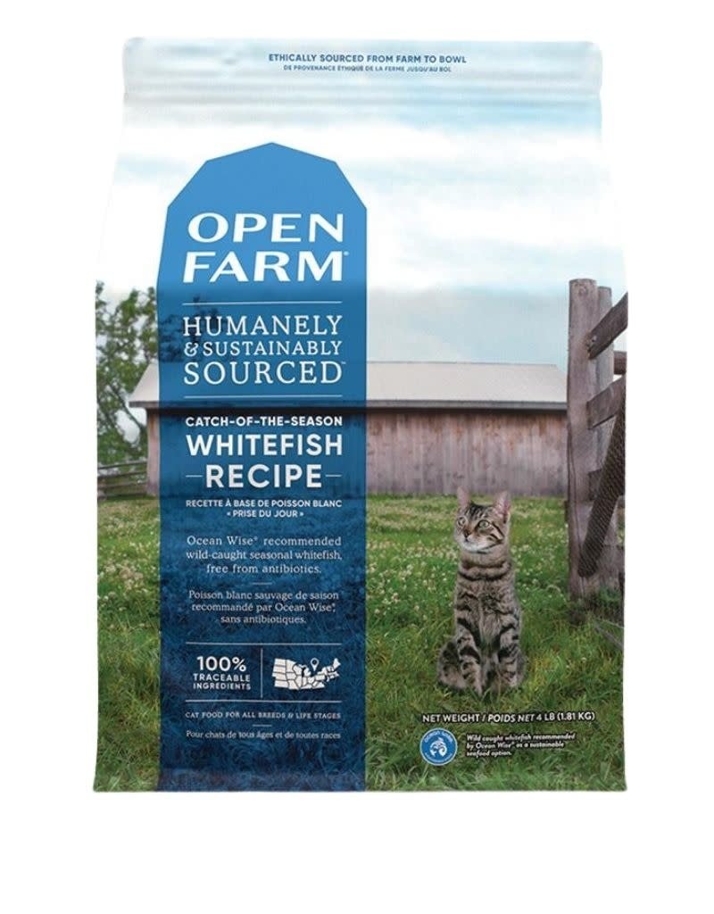 Open Farm OPEN FARM Catch of the Sea Whitefish Dry Cat Food  4 lb.