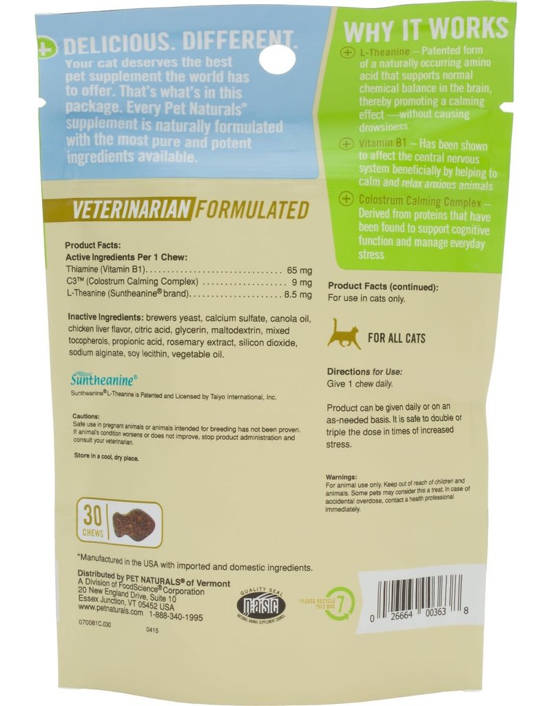 PET NATURALS PET NATURALS Calming for Cats Soft Chews 30ct