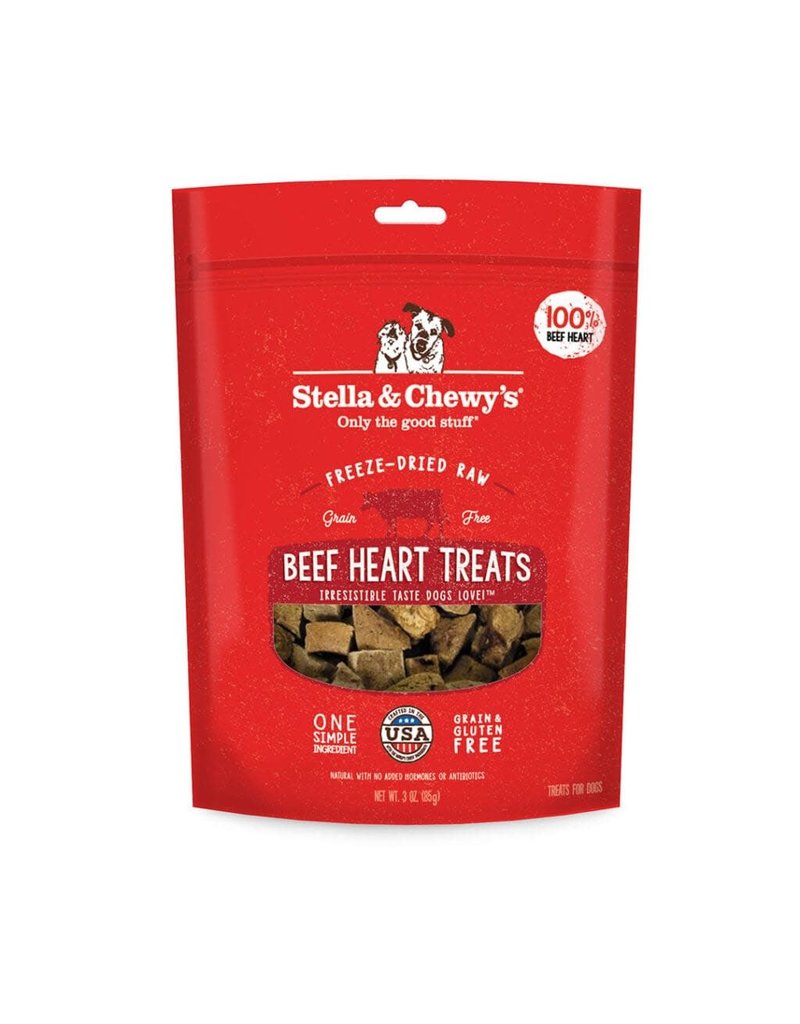 Stella & Chewys STELLA & CHEWY'S Freeze-Dried Beef Heart Dog Treat 3OZ